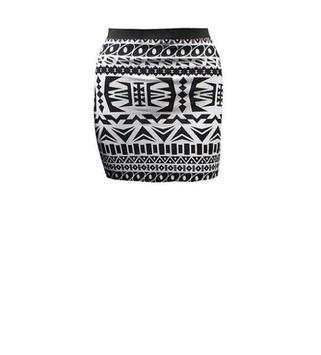 Black and White Mini Skirt screenshot 1
