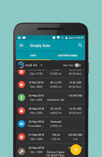 Simply Auto - araç bakım screenshot 6