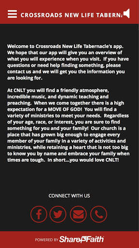 Crossroads New Life Tabernacle screenshot 5