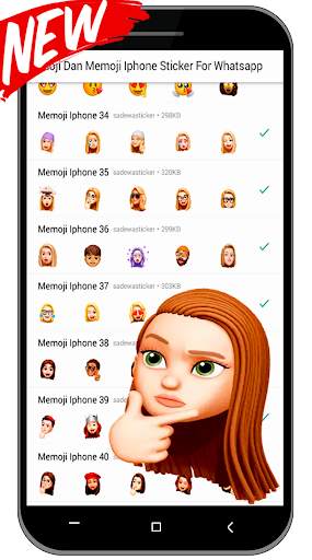 Emoji Dan Memoji Iphone Sticker For Whatsapp screenshot 3