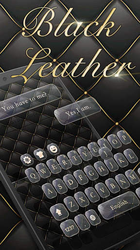 Black Leather Noble Keyboard screenshot 3