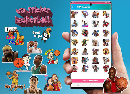 WAStickerApps Basketball WA Sticker Sport Fans 5 تصوير الشاشة
