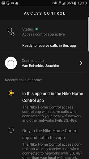 Home Control access control 1 تصوير الشاشة