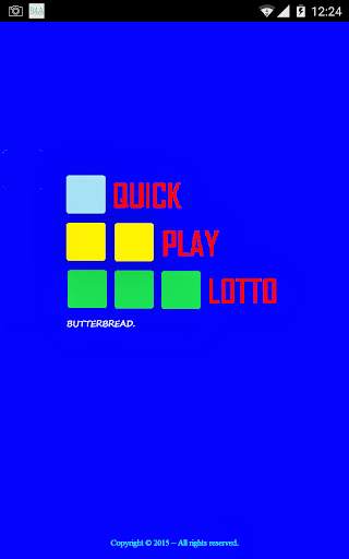 Quick Play Lotto screenshot 1