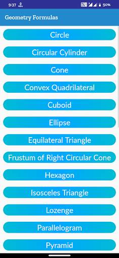 Math Formula Pro - Algebra, Geometry, Trigonometry скриншот 8