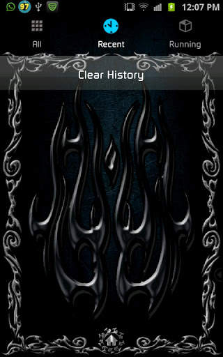 Tribal Metal Go Launcher Theme screenshot 5