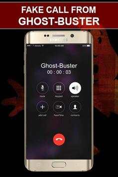 Fake Call from Ghost-Busters Team screenshot 3