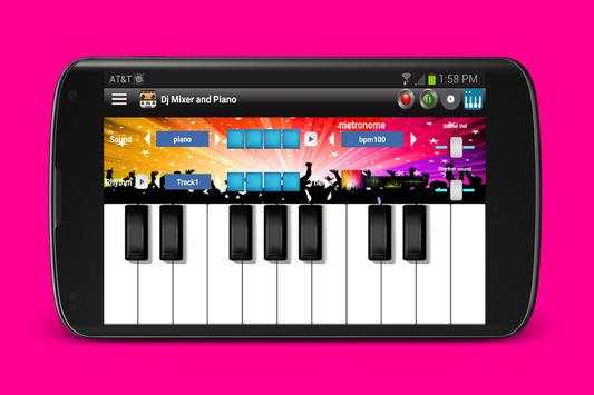 DJ Mixer & Mini Piano स्क्रीनशॉट 1