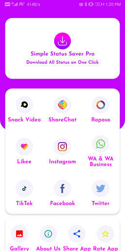 Simple Status Saver Pro screenshot 2