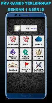 Pkv Games Online BandarQQ Domino QQ Apk Resmi 2021 screenshot 1