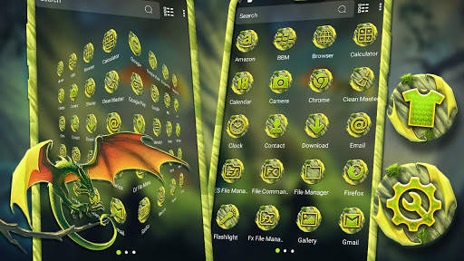 Green Dragon Theme Launcher screenshot 2