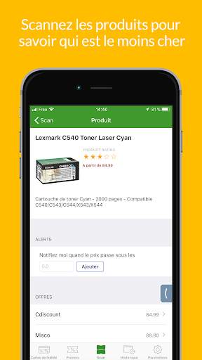 Flashcode, QR Codes et comparateur de prix screenshot 5