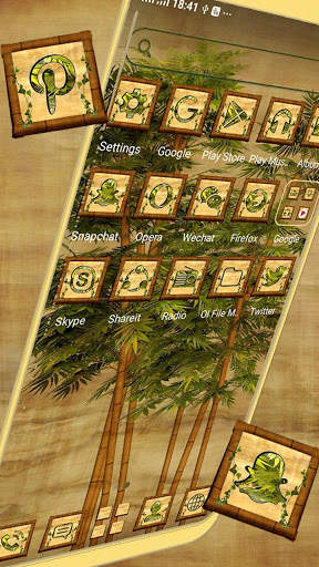 Bamboo Painting Launcher Theme screenshot 2