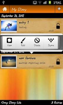 Crony Diary Lite screenshot 4