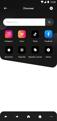 Fast Search - Privacy Browser screenshot 1
