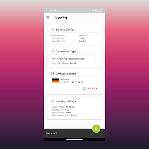 ArgoVPN screenshot 1