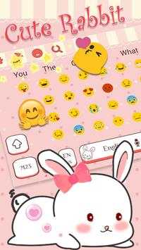 Cute Rabbit Keyboard screenshot 3