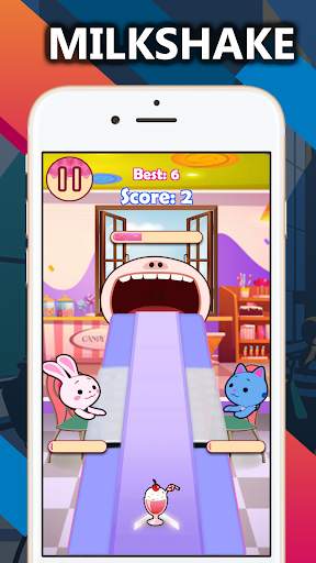Pancake and Milkshake competing eating challege. screenshot 3