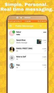 Public Messenger  / HD Video Calling screenshot 3