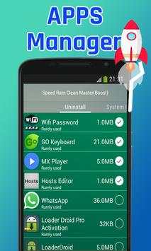 Speed Ram Clean Master(Boost) screenshot 11