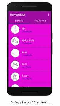 Daily Workouts screenshot 1