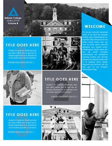 Newsletter Office Templates скриншот 6