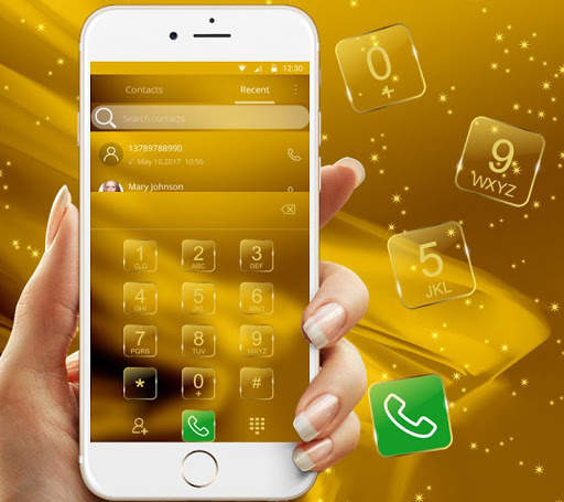 Shiny Gold Launcher Theme screenshot 4