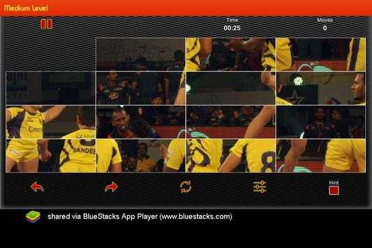 Pro Kabaddi Game Puzzle screenshot 2