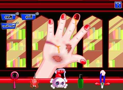 draculaura hand doctor game screenshot 3