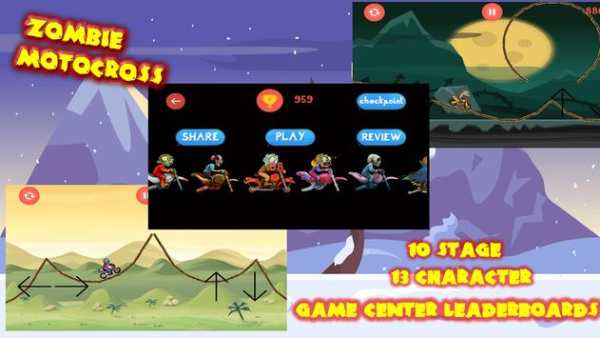 Zombie Motocross screenshot 3