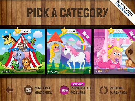 Kids' Puzzles 6 تصوير الشاشة