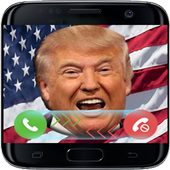 Fake Call From Trump icon