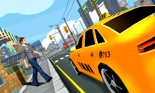 City Taxi Driving 3D screenshot 1