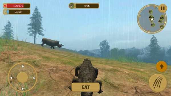 Wild Angry Crocodile Simulator स्क्रीनशॉट 1