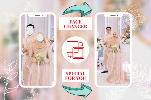 Couple Bridal Hijab Selfie screenshot 1