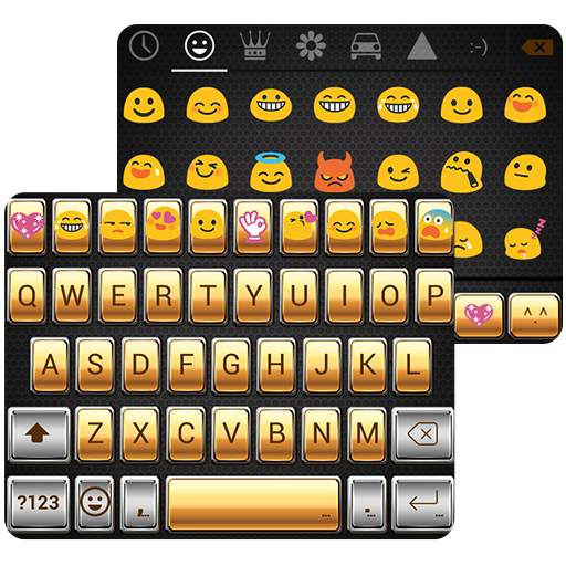 Gold Classic Emoji Keyboard 1.0.4
