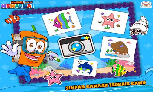 Marbel Mewarnai Hewan Laut screenshot 15