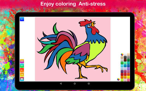 Glitter Bird Coloring Pages Game for kids🐦 screenshot 14
