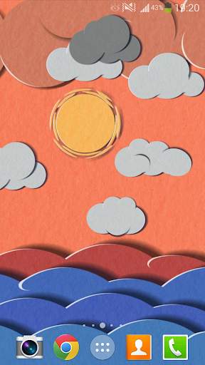 Paper Sky Live Wallpaper screenshot 3