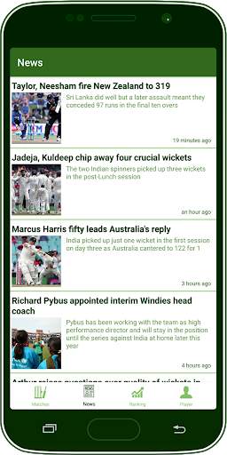 Live Cricket Score & News screenshot 4