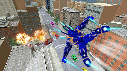 Iron Superhero Rescue : Flying Superhero Games screenshot 2