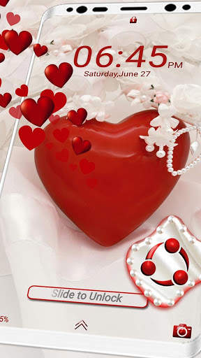 Pearl Heart Launcher Theme screenshot 3