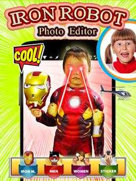Iron Robot Photo Editor 3 تصوير الشاشة