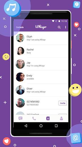 Whispr Messenger - Free Private Messages & Calls screenshot 3