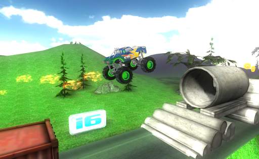 Big Monster Truck Racing 3D screenshot 7
