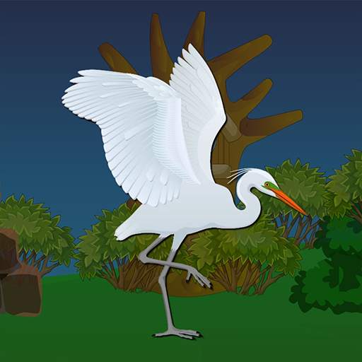 Best Escape Games 162 - Rescue Egret Bird Game V1.0.0.0