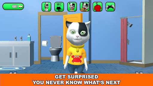 Talking Baby Cat Max Pet Games screenshot 7