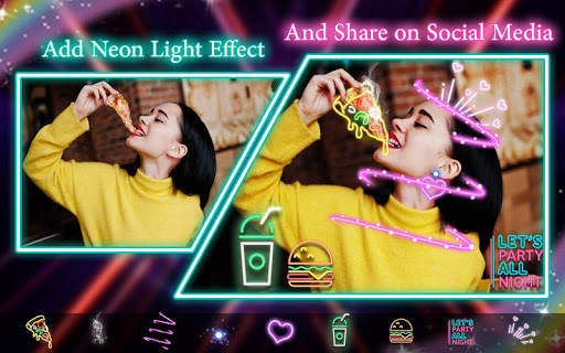 Shinning Neon Photo editor - Neon Light Effects screenshot 3