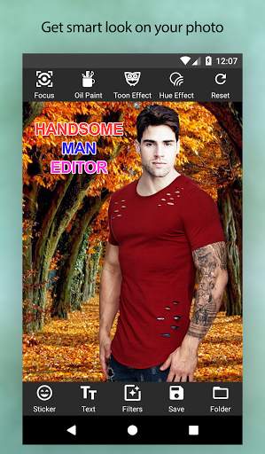 Man T-Shirt Photo Suit screenshot 6