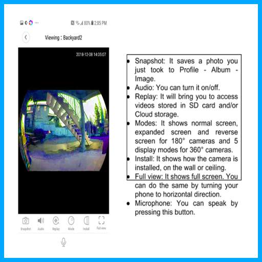 Guide V380 Camera screenshot 2